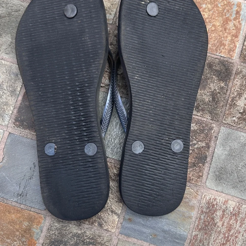 Havaiana Flip Flops Black Size 9 - Picture 6 of 6